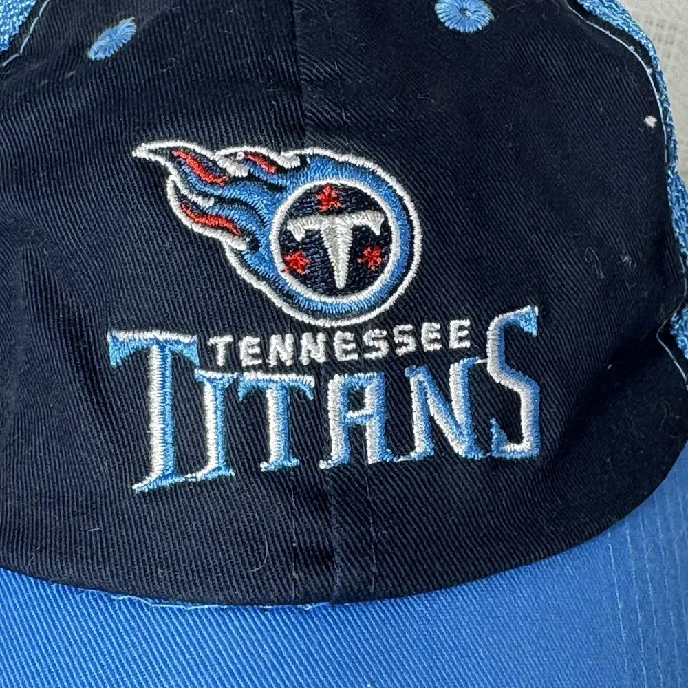 NFL Tennessee Titans Member Nissan Hat Baseball‎ Cap Blue Adjustable Mesh Back